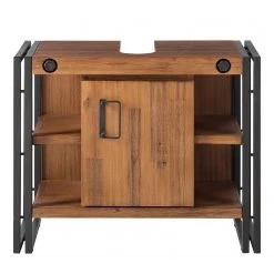 Ars manufacti Meuble sous-vasque Manchester - Partiellement en acacia massif / Métal -Meubles de salle de bain Soldes 2022 1000008905 180716 17134404 GALLERYIMAGES P000000001000008905