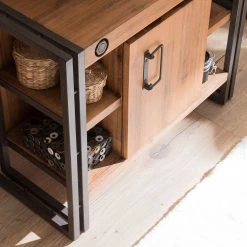 Ars manufacti Meuble sous-vasque Manchester - Partiellement en acacia massif / Métal -Meubles de salle de bain Soldes 2022 1000008905 180716 17134406 GALLERYIMAGES P000000001000008905