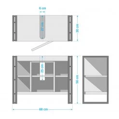 Ars manufacti Meuble sous-vasque Manchester - Partiellement en acacia massif / Métal -Meubles de salle de bain Soldes 2022 1000008905 180716 17134408 GALLERYIMAGES P000000001000008905