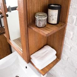 Ars manufacti Armoire à glace Manchester - Partiellement en acacia massif -Meubles de salle de bain Soldes 2022 1000008909 190603 10220300005 GALLERYIMAGES P000000001000008909