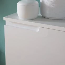 Fredriks Armoire haute Larado II - Blanc brillant / Blanc -Meubles de salle de bain Soldes 2022 1000021913 210114 07083000003 DETAILS P000000001000021913