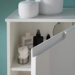 Fredriks Armoire haute Larado II - Blanc brillant / Blanc -Meubles de salle de bain Soldes 2022 1000021913 210114 07083300005 DETAILS P000000001000021913