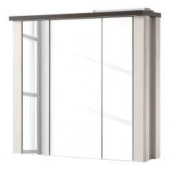 Giessbach Armoire avec miroir Dodge - Avec éclairage - Imitation mélèze blanc / Imitation pin