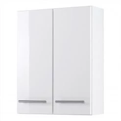 Giessbach Meuble haut Kopenhagen - Blanc brillant - Largeur : 50 cm