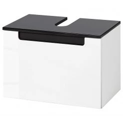 Giessbach Meuble sous vasque Laris - Blanc brillant / Anthracite