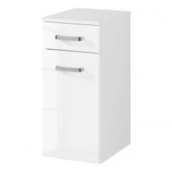 Giessbach Meuble bas Zeehan - Blanc brillant