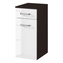 Giessbach Meuble bas Zeehan - Blanc brillant / Graphite