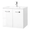 Giessbach Meuble avec vasque Zeehan II - Blanc brillant / Blanc - Largeur : 60 cm -Meubles de salle de bain Soldes 2022 1000047743 211018 13452300045 IMAGE P000000001000047743
