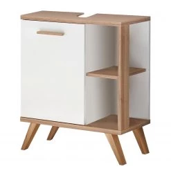 Pelipal Meuble sous-vasque Quickset 923 - Blanc / Imitation chêne Riviera