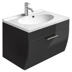 Posseik Ensemble de meubles lavabo Tara - Anthracite -Meubles de salle de bain Soldes 2022 1000072658 200303 06081700029 DETAILS P000000001000072658