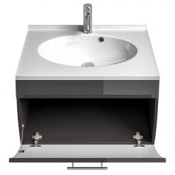 Posseik Ensemble de meubles lavabo Tara - Anthracite -Meubles de salle de bain Soldes 2022 1000072658 200303 06081700033 DETAILS P000000001000072658