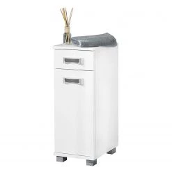 Schildmeyer Armoire basse Granby - Avec pieds - Blanc