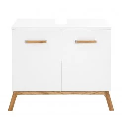 Schildmeyer Meuble sous vasque Venlo - Blanc brillant / Chêne -Meubles de salle de bain Soldes 2022 1000087660 210826 12450200069 DETAILS P000000001000087660