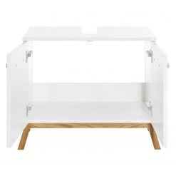 Schildmeyer Meuble sous vasque Venlo - Blanc brillant / Chêne -Meubles de salle de bain Soldes 2022 1000087660 210826 12450200070 DETAILS P000000001000087660