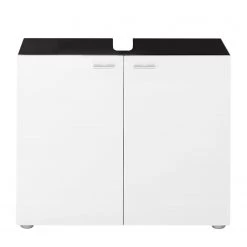 Trendteam Meuble sous vasque Angulo - Imitation graphite / Blanc