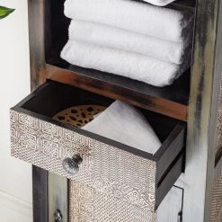 Wolf-Möbel Armoire colonne Goa - Multicolore -Meubles de salle de bain Soldes 2022 1000104018 191213 11385700006 DETAILS P000000001000104018