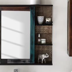 Wolf-Möbel Armoire à glace Goa - Acacia massif - Multicolore -Meubles de salle de bain Soldes 2022 1000104142 191213 11390100036 DETAILS P000000001000104142