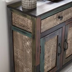 Wolf-Möbel Armoire basse Goa - Acacia massif - Multicolore -Meubles de salle de bain Soldes 2022 1000104143 30 GALLERYIMAGES P000000001000104143