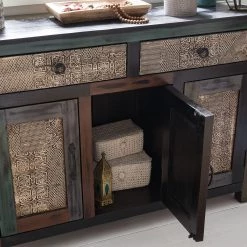 Wolf-Möbel Armoire basse Goa - Acacia massif - Multicolore -Meubles de salle de bain Soldes 2022 1000104143 60 GALLERYIMAGES P000000001000104143