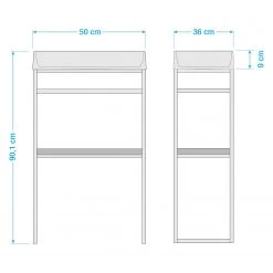 Schildmeyer Meuble lavabo Moris - Noir / Blanc -Meubles de salle de bain Soldes 2022 1000116680 190418 12243900001 GALLERYIMAGES P000000001000116680