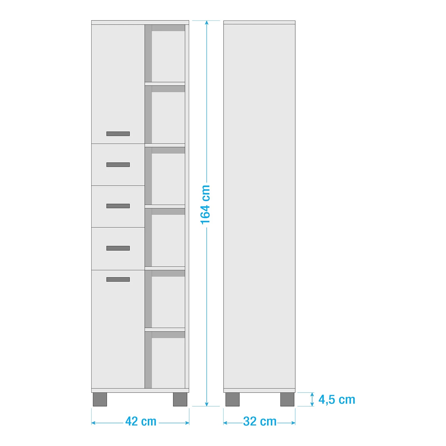 Schildmeyer Armoire Milan II - Imitation chêne Maison de campagne 9 Schildmeyer Armoire Milan II - Imitation chêne Maison de campagne – Image 7