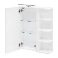 Schildmeyer Armoire de toilette Matteo - Blanc mat -Meubles de salle de bain Soldes 2022 1000124130 180719 10133342 GALLERYIMAGES P000000001000124130