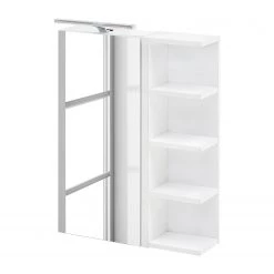 Schildmeyer Armoire de toilette Matteo - Blanc mat