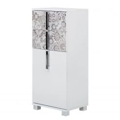 Schildmeyer Armoire de salle de bain Luca I - Gris clair