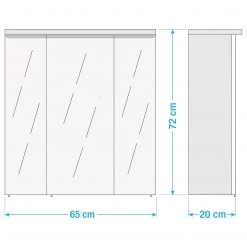 Pelipal Armoire de toilette Quickset 919 -Meubles de salle de bain Soldes 2022 1000126236 211014 084257000525 SKETCH DETAILS P000000001000126236 sketch