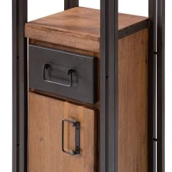 Ars manufacti Colonne de salle de bain Manchester II - Acacia massif / Métal - Acacia / Anthracite -Meubles de salle de bain Soldes 2022 1000126688 190514 10031000015 GALLERYIMAGES P000000001000126688