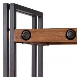 Ars manufacti Colonne de salle de bain Manchester II - Acacia massif / Métal - Acacia / Anthracite -Meubles de salle de bain Soldes 2022 1000126688 190514 10031000016 GALLERYIMAGES P000000001000126688