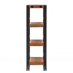 Ars manufacti Étagère de salle de bain Manchester - Acacia massif / Métal - Acacia / Anthracite - Hauteur : 115 cm -Meubles de salle de bain Soldes 2022 1000126702 190514 10031000019 GALLERYIMAGES P000000001000126702