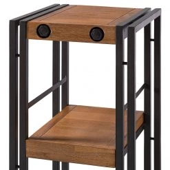 Ars manufacti Étagère de salle de bain Manchester - Acacia massif / Métal - Acacia / Anthracite - Hauteur : 115 cm -Meubles de salle de bain Soldes 2022 1000126702 190514 10031000021 GALLERYIMAGES P000000001000126702