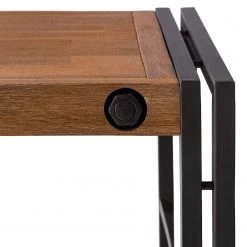 Ars manufacti Étagère de salle de bain Manchester - Acacia massif / Métal - Acacia / Anthracite - Hauteur : 115 cm -Meubles de salle de bain Soldes 2022 1000126702 190514 10031000023 GALLERYIMAGES P000000001000126702