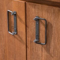 Ars manufacti Meuble sous lavabo Manchester II - Acacia massif / Métal - Acacia / Anthracite -Meubles de salle de bain Soldes 2022 1000126703 190603 10220400028 GALLERYIMAGES P000000001000126703