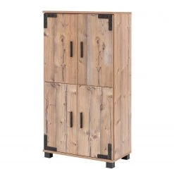 Schildmeyer Armoire colonne Zadar - anthracite - Imitation épicéa bleu - Largeur : 60 cm