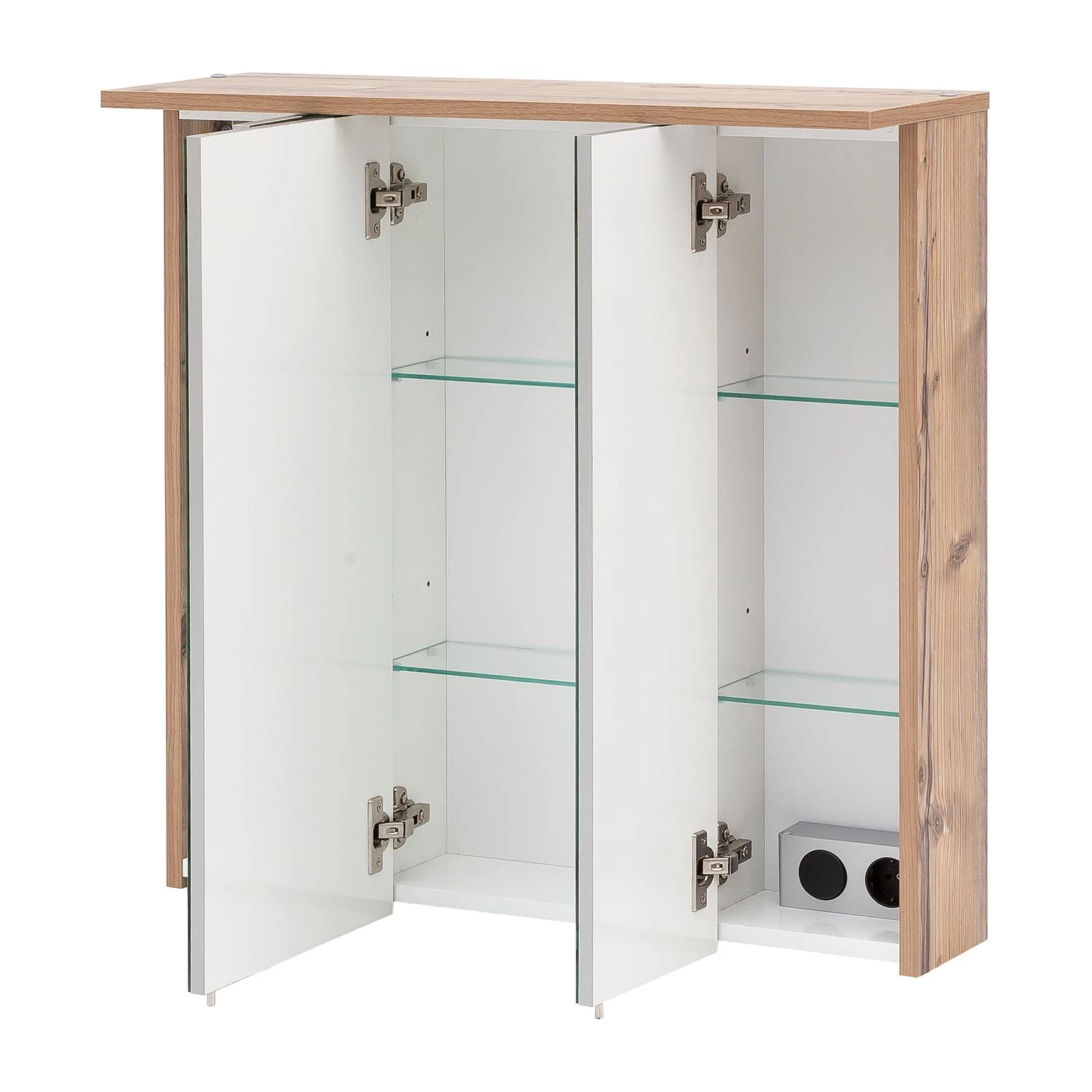 Schildmeyer Armoire de toilette Zadar - Imitation épicéa bleu 8 Schildmeyer Armoire de toilette Zadar - Imitation épicéa bleu – Image 6