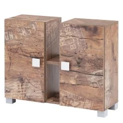 Schildmeyer Meuble sous lavabo Edia - Imitation chêne du Panama