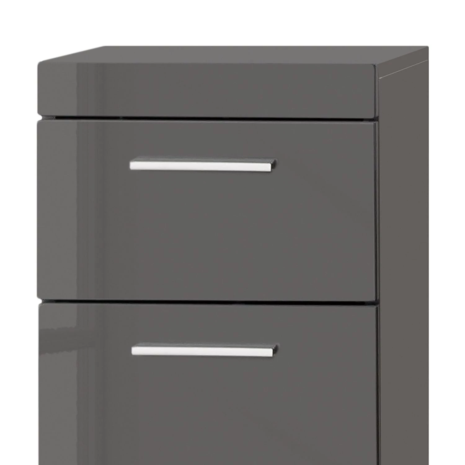 Trendteam Meuble bas Amanda - Gris brillant - Largeur : 37 cm 7 Trendteam Meuble bas Amanda - Gris brillant - Largeur : 37 cm – Image 5