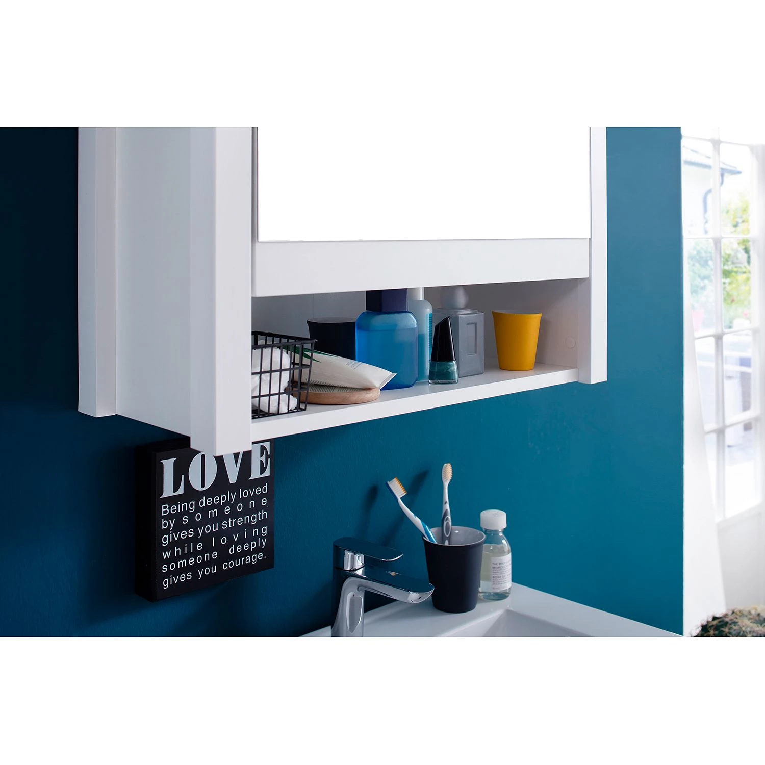 Trendteam Armoire de toilette Ole I - blanc - Largeur : 62 cm 9 Trendteam Armoire de toilette Ole I - blanc - Largeur : 62 cm – Image 7