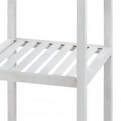 WENKO Étagère Norway II - Noyer massif - Noyer blanc - Hauteur : 112 cm -Meubles de salle de bain Soldes 2022 1000138145 181112 08283831 GALLERYIMAGES P000000001000138145