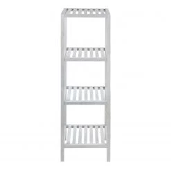 WENKO Étagère Norway II - Noyer massif - Noyer blanc - Hauteur : 112 cm -Meubles de salle de bain Soldes 2022 1000138145 200519 12504400131 DETAILS P000000001000138145