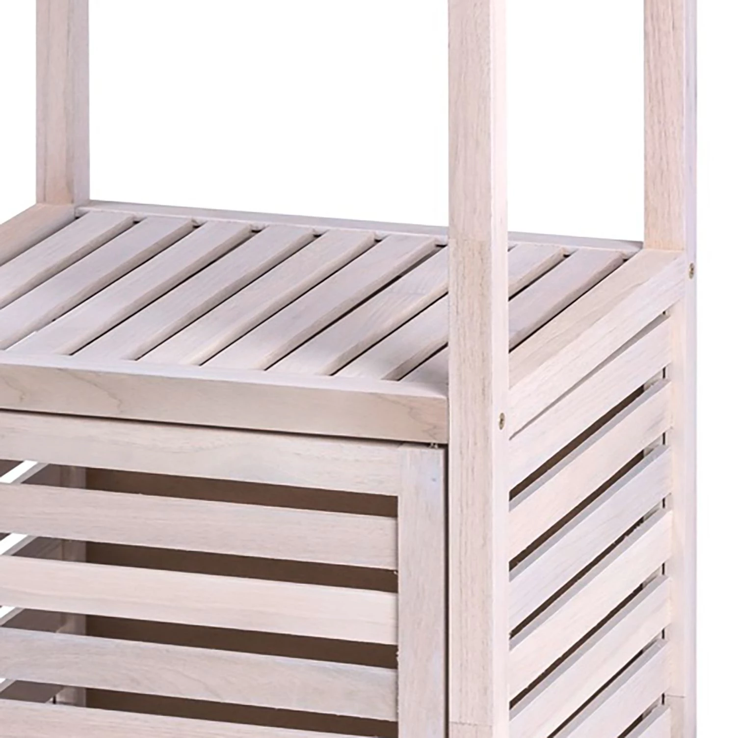 WENKO Étagère Norway I - Noyer massif - Noyer blanc 4 WENKO Étagère Norway I - Noyer massif - Noyer blanc – Image 2