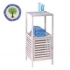 WENKO Étagère Norway I - Noyer massif - Noyer blanc 10 WENKO Étagère Norway I - Noyer massif - Noyer blanc -Meubles de salle de bain Soldes 2022 1000138152 200519 12504400137 DETAILS P000000001000138152