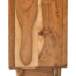 Ars manufacti Armoire colonne Buuda - Partiellement en acacia massif - Écru / Acacia -Meubles de salle de bain Soldes 2022 1000145836 190614 11323600013 GALLERYIMAGES P000000001000145836