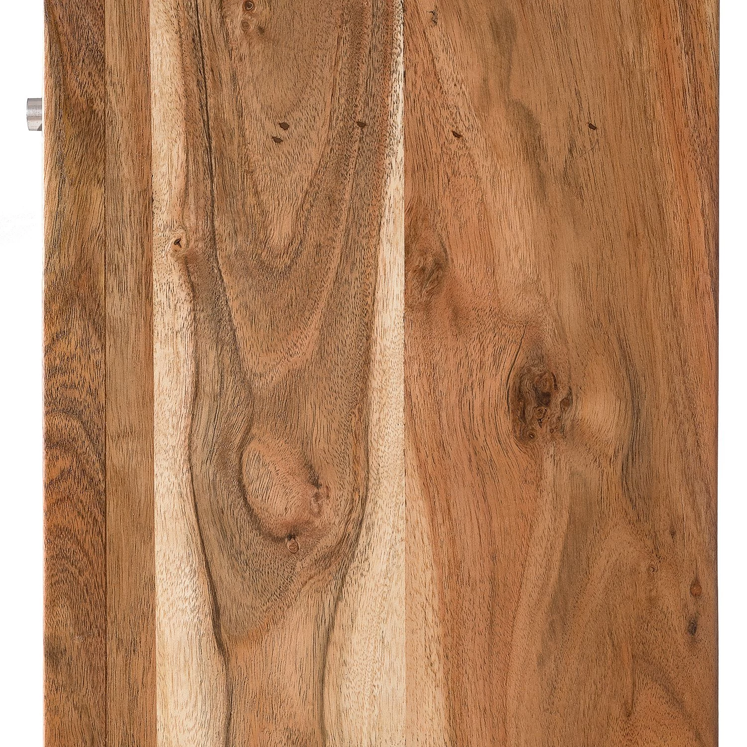 Ars manufacti Armoire colonne Buuda - Partiellement en acacia massif - Écru / Acacia 11 Ars manufacti Armoire colonne Buuda - Partiellement en acacia massif - Écru / Acacia – Image 9