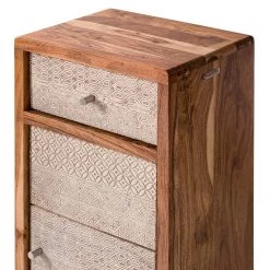 Ars manufacti Meuble bas Buuda - Partiellement en acacia massif - Écru / Acacia -Meubles de salle de bain Soldes 2022 1000145839 191203 13310700011 DETAILS P000000001000145839