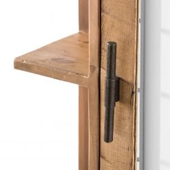 Ars manufacti Armoire de toilette Tamati - Pin massif / Métal - Pin / Noir -Meubles de salle de bain Soldes 2022 1000147137 190704 14114600008 DETAILS P000000001000147137