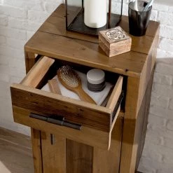 Ars manufacti Meuble bas Tamati - Pin massif / Métal - Pin / Noir -Meubles de salle de bain Soldes 2022 1000147138 190820 10505300018 MOOD DETAILS P000000001000147138 mood