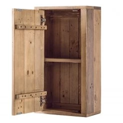 Ars manufacti Meuble haut Tamati - Pin massif / Métal - Pin / Noir -Meubles de salle de bain Soldes 2022 1000147140 190704 14115100034 DETAILS P000000001000147140